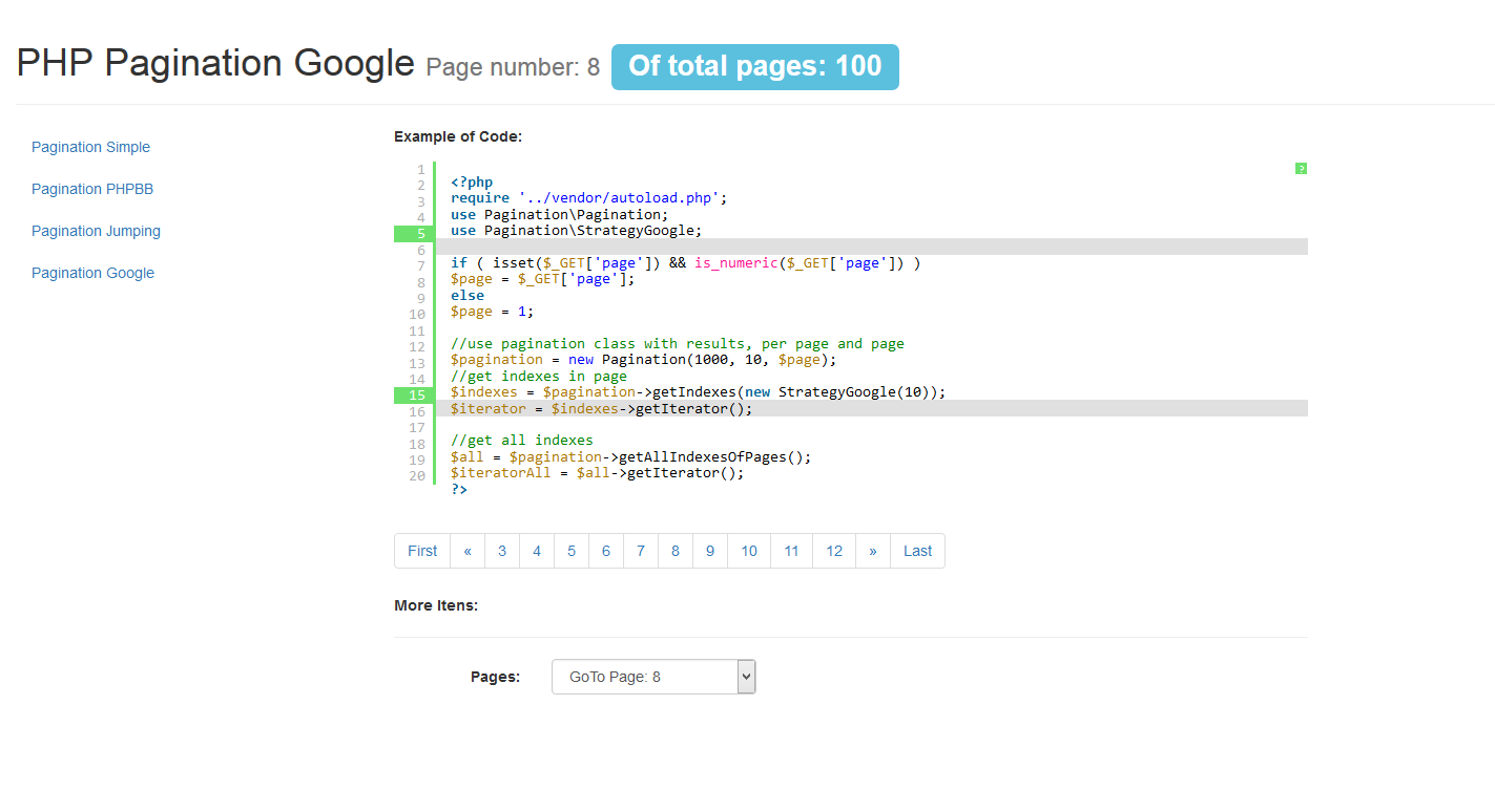 php ldap search pagination