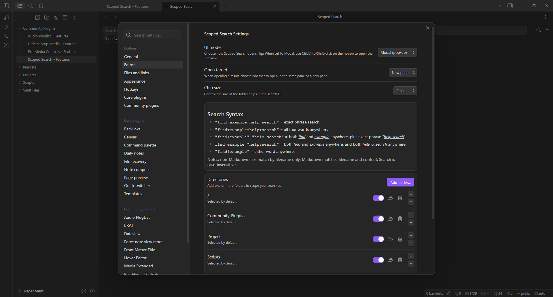 GitHub - ragetrip/scoped-search: A dedicated search modal/tab that only ...