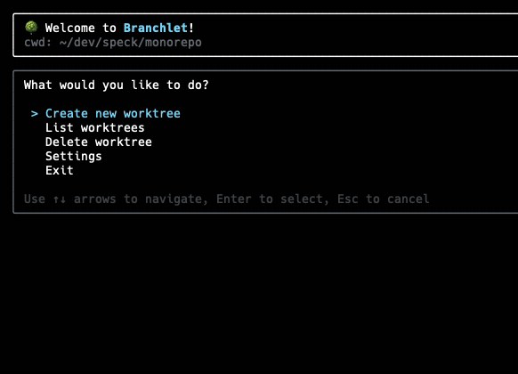 Branchlet Demo