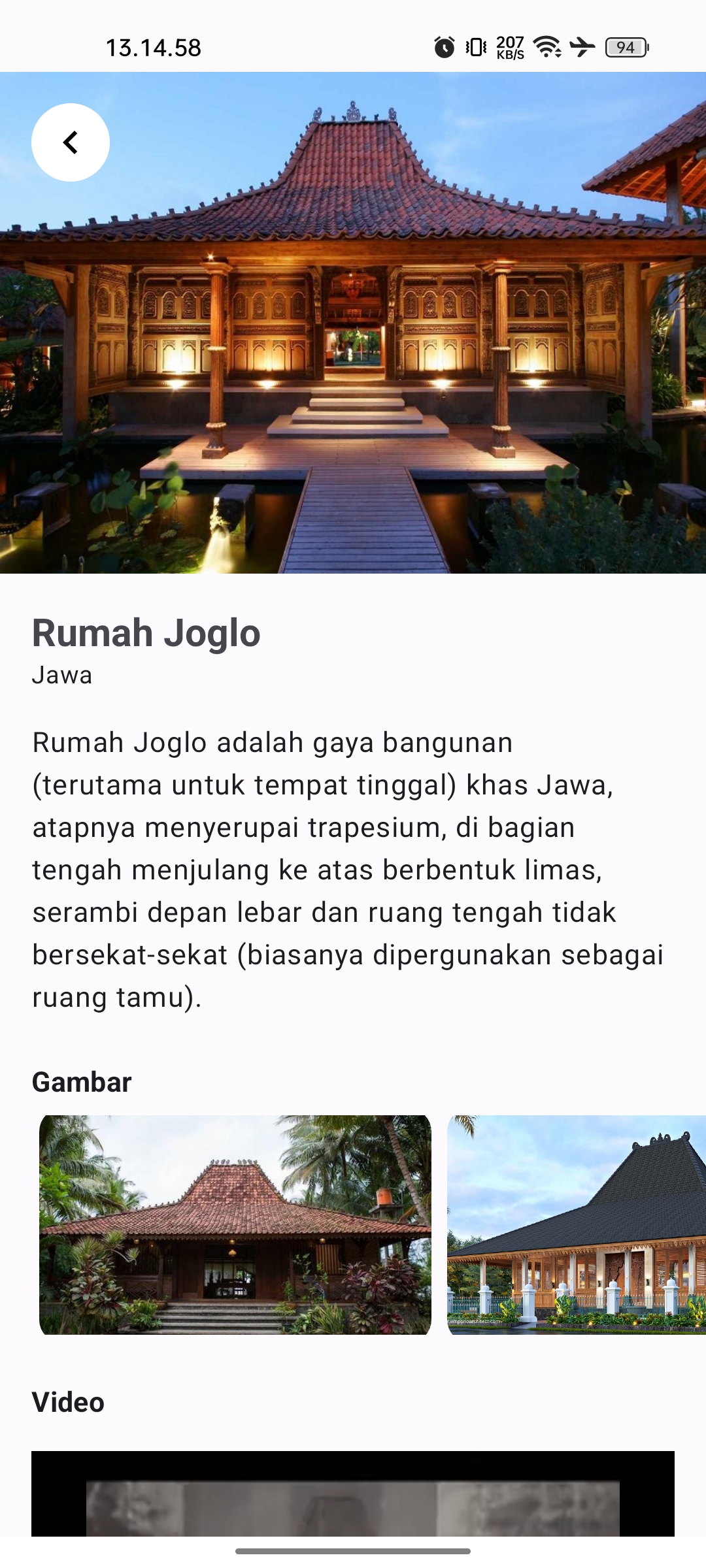 Lestari Culture Detail