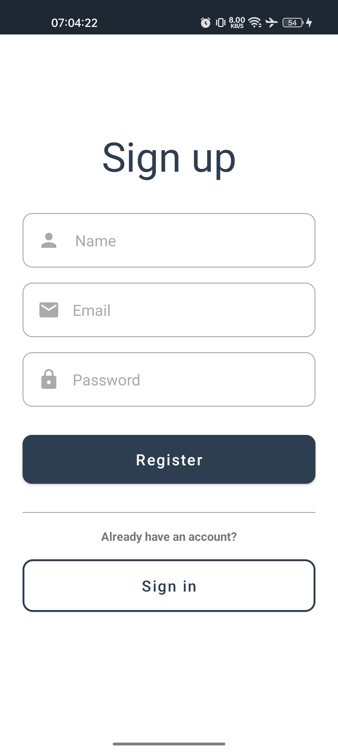 StoryDicoding Sign Up
