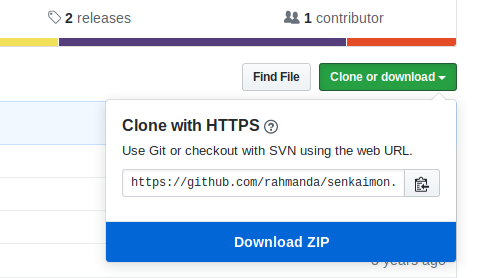 Download source as zip