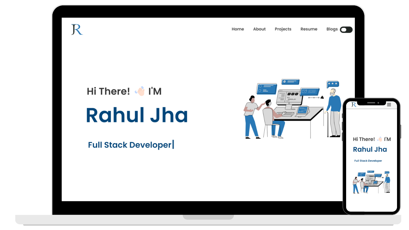 Portfolio-Website 网站模板截图