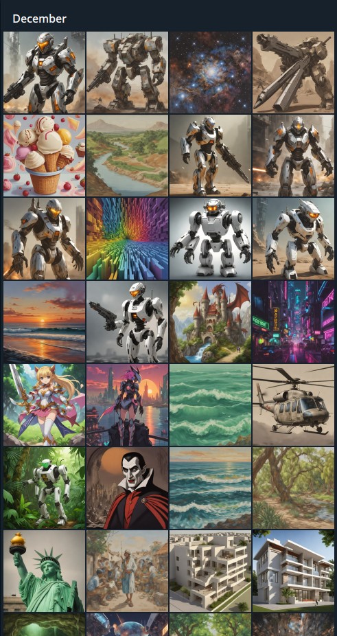 Generated Images Gallery