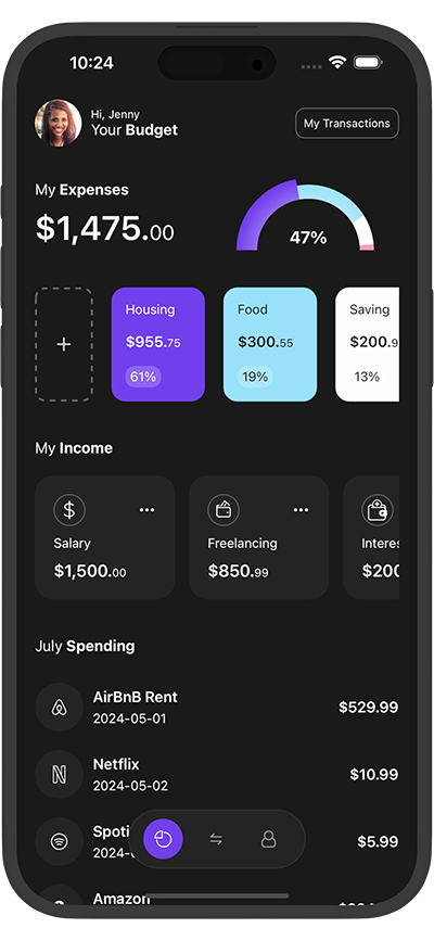 Finance App in React Native with Expo Router