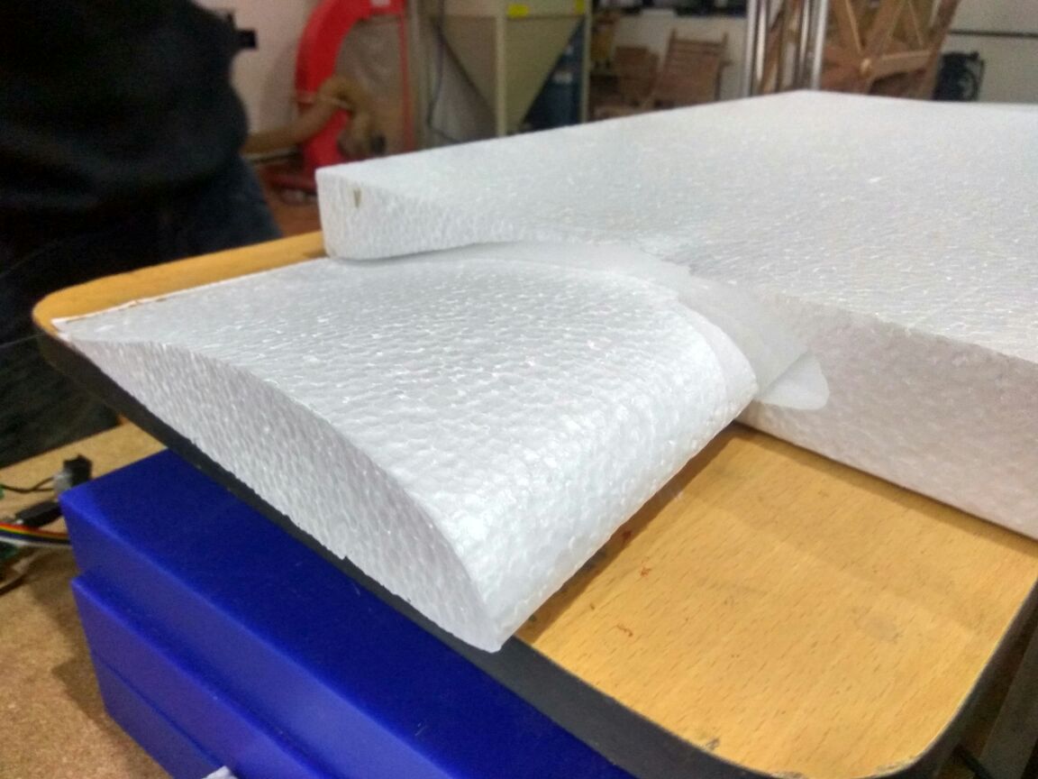 cnc hotwire 4axis foam wing cut