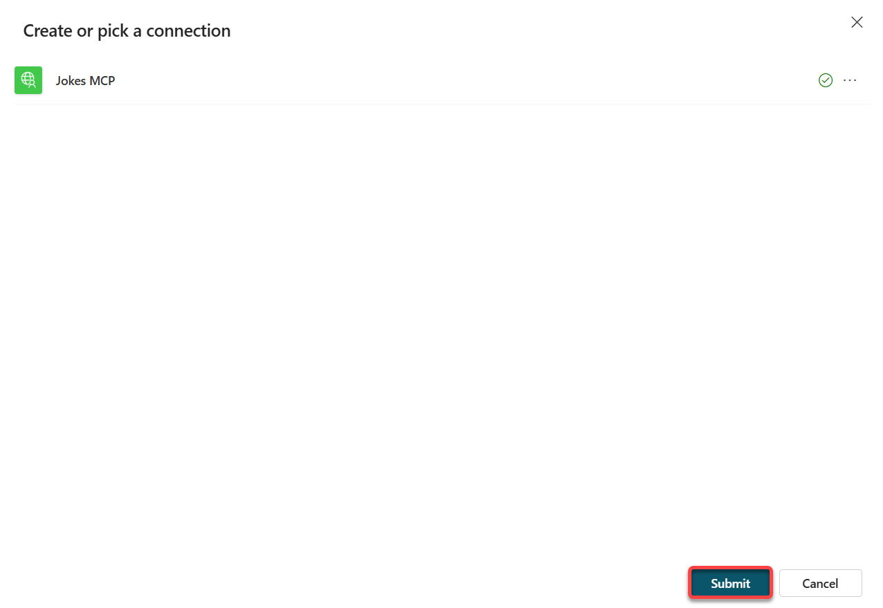 Pick a connection