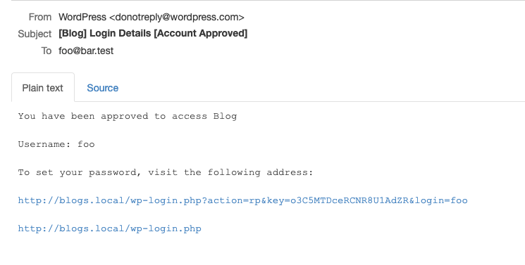 Approved Account Mail
