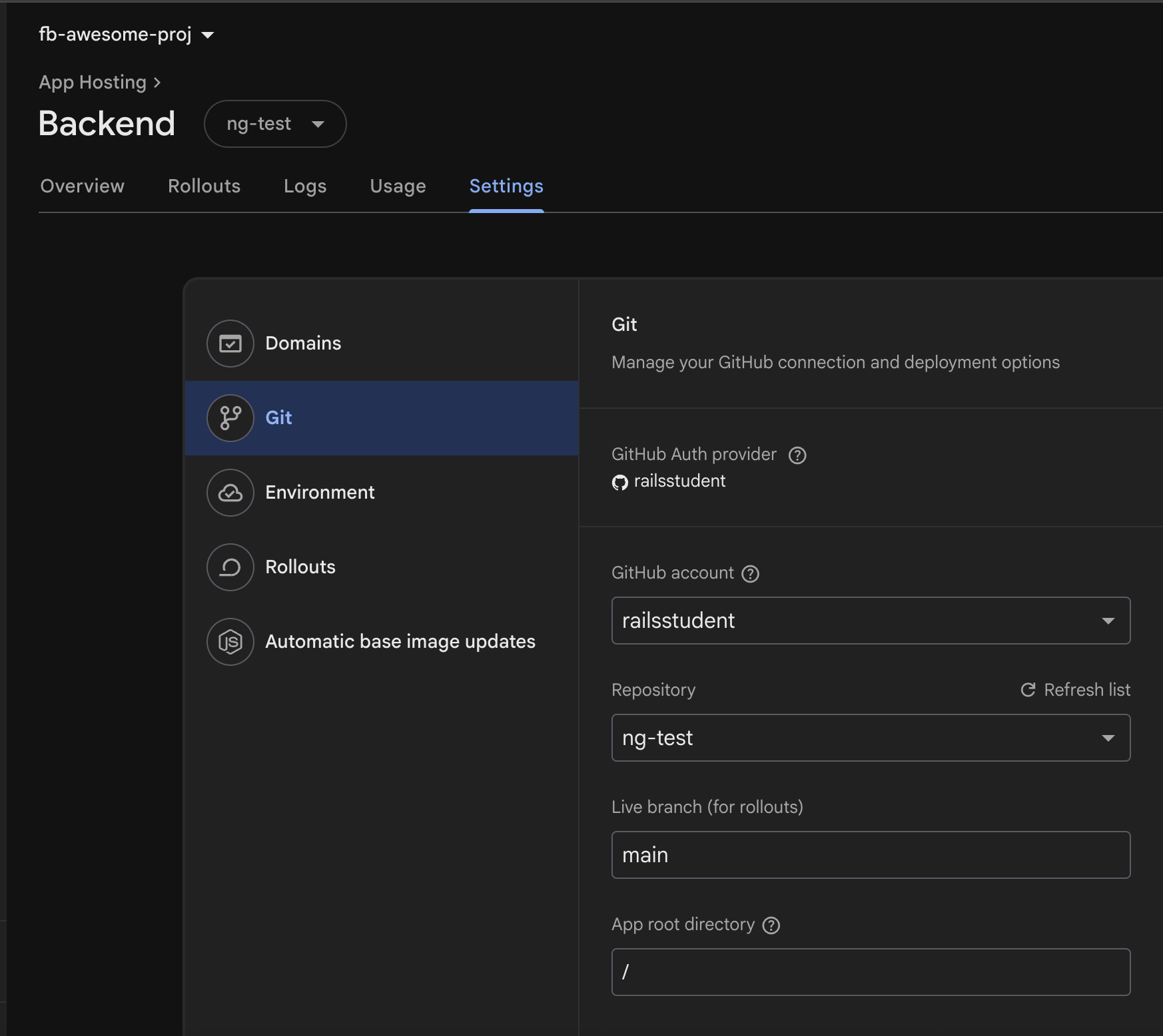 連接至 GitHub 存放庫