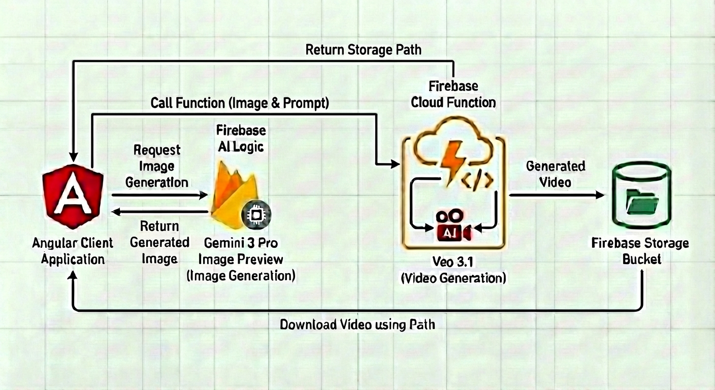 影片生成流程的高階架構