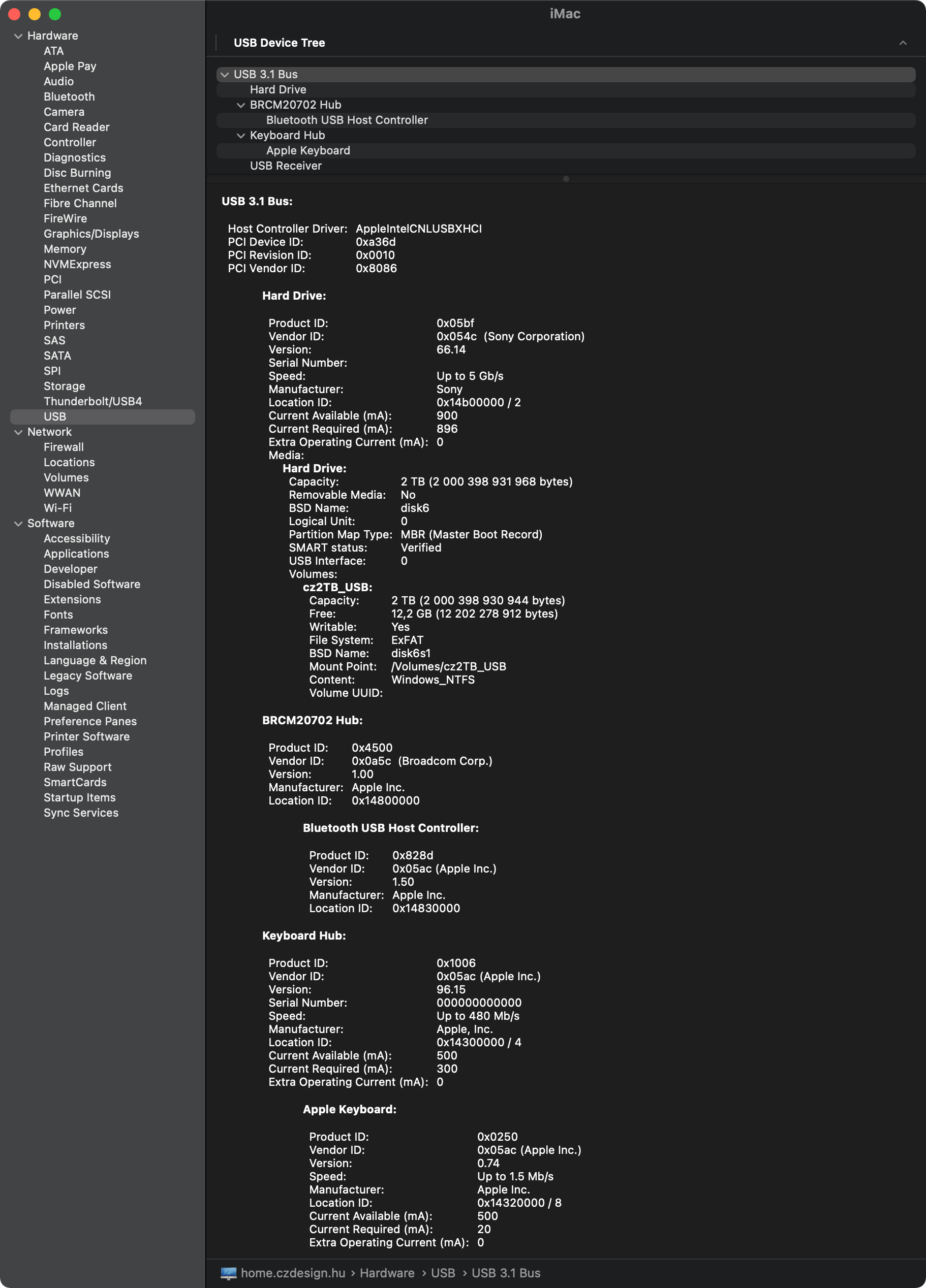 System Info USB