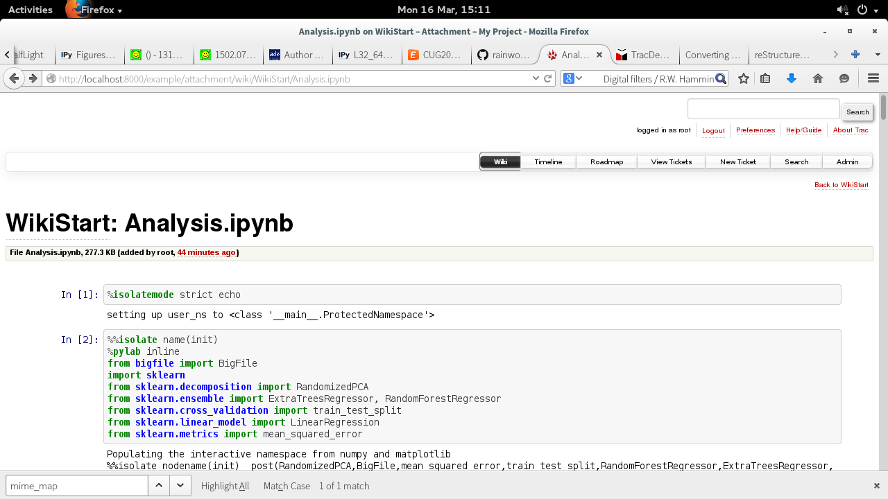 GitHub rainwoodman ipynb trac Previewing ipynb attachment on Trac 