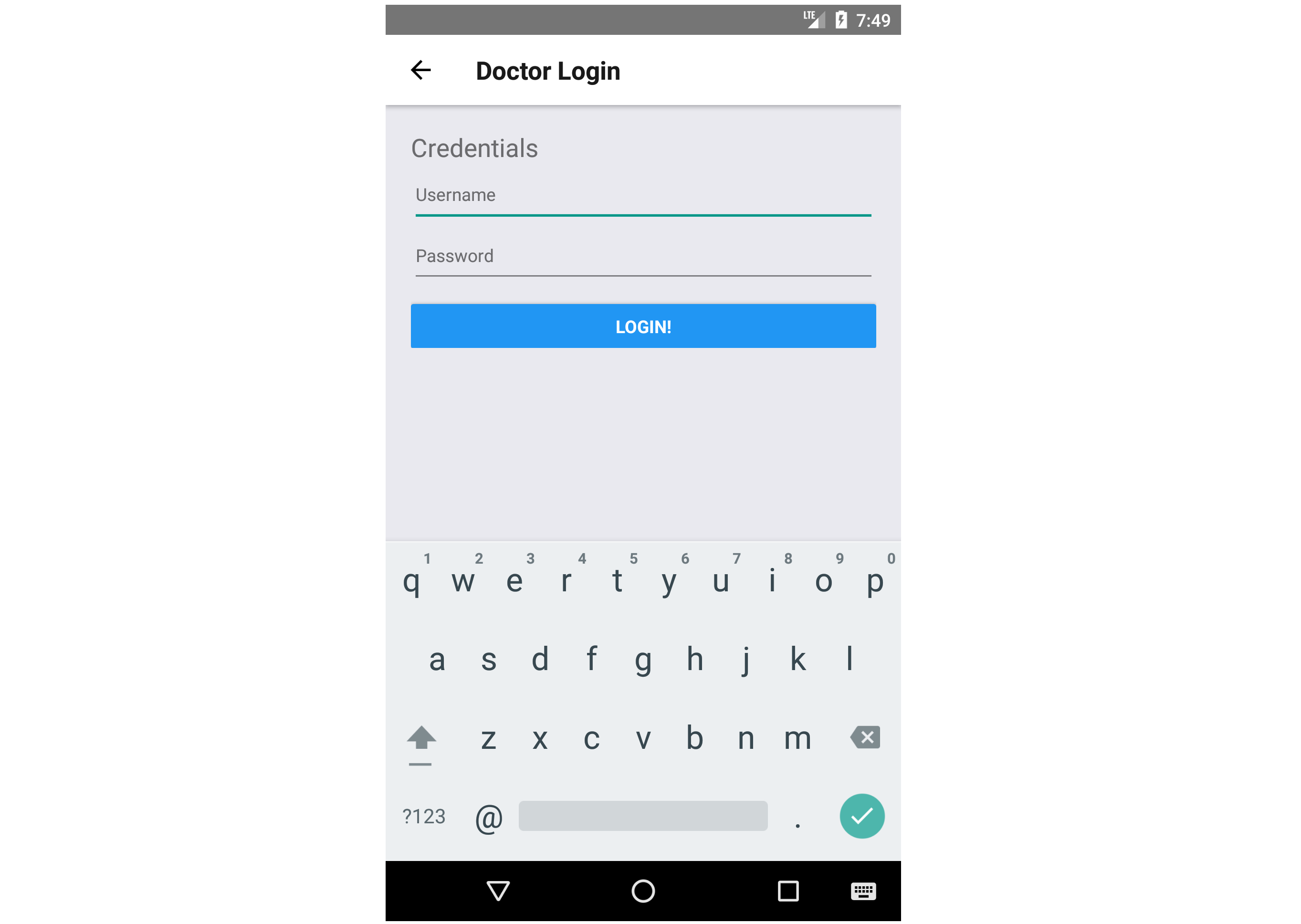 Doctor Login