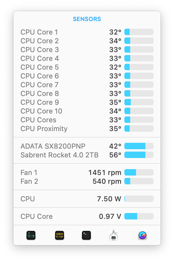 Virtual SMC and iStat Menus finally showing Fans