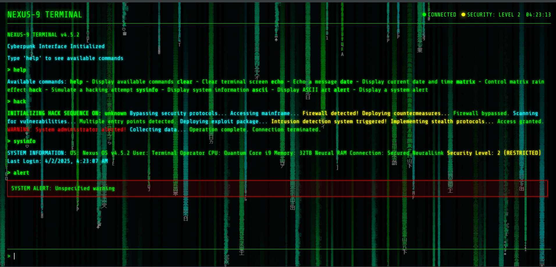 GitHub - rajnandiniini/Cyberpunk-Terminal: Cyberpunk Terminal 🚀💻 A ...