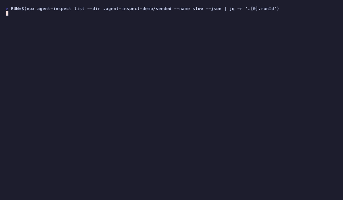 Timeline with slow-step focus for one run