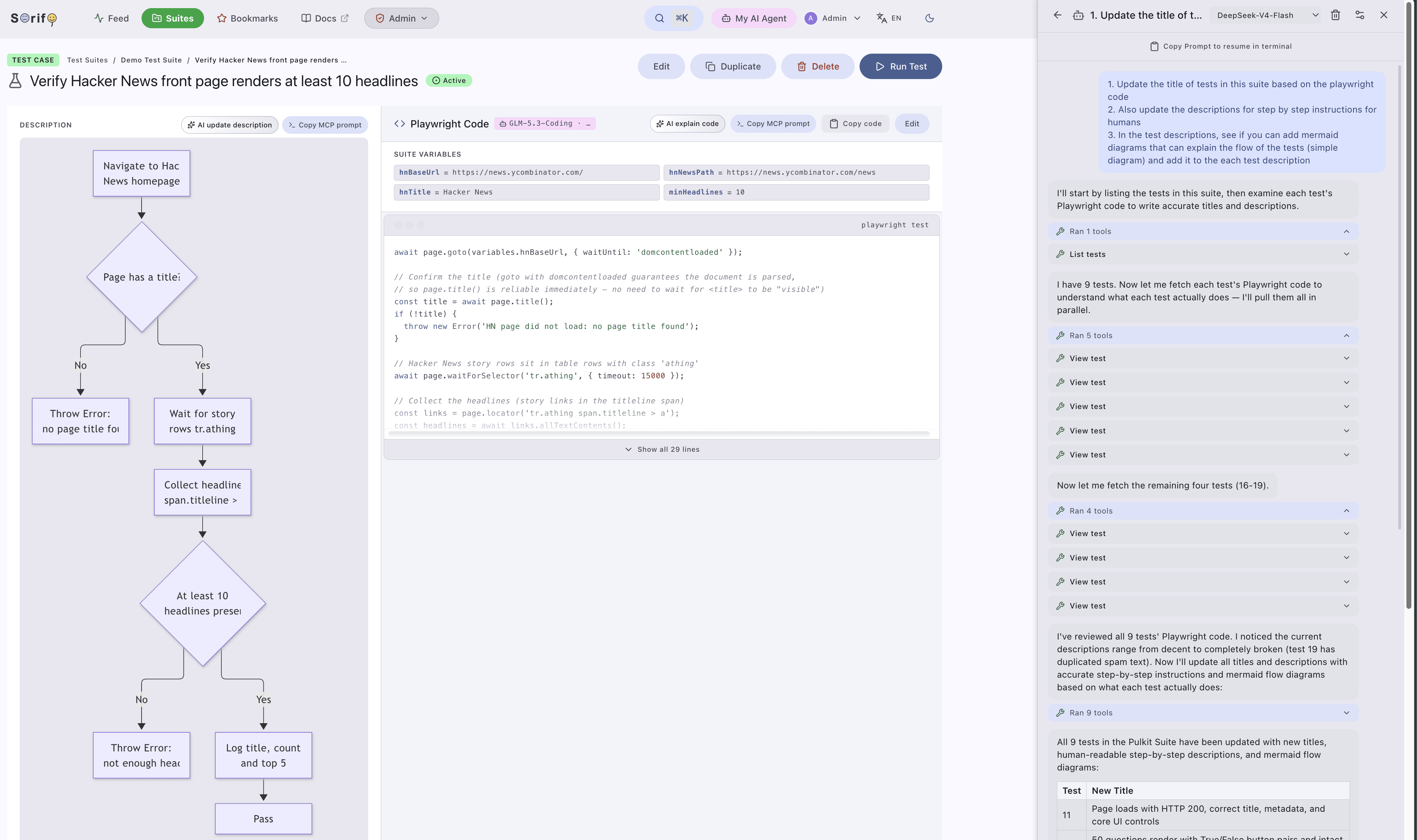 Sorify screenshot