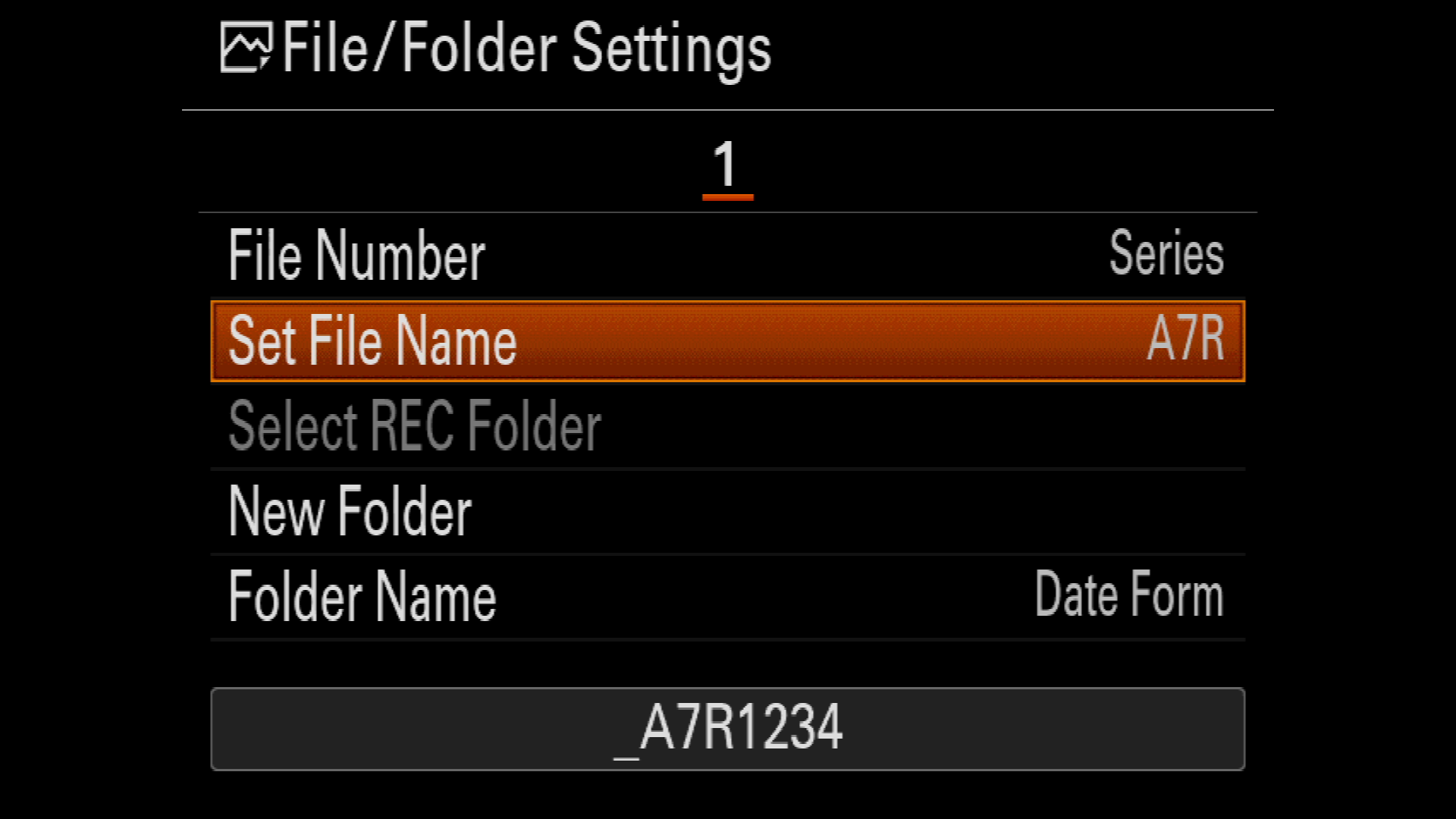  File/Folder Settings 