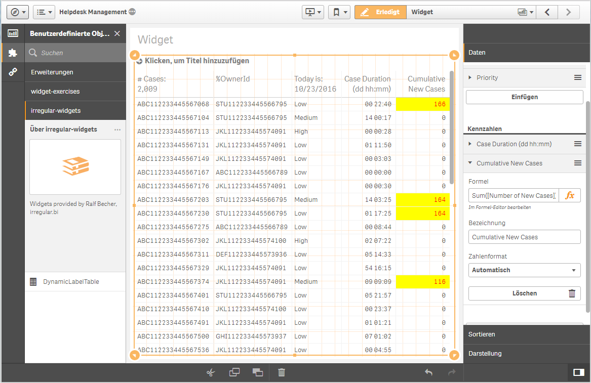 DynamicLabelTableWidget