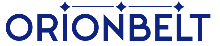 OrionBelt Semantic Layer logo — a stylized belt of three stars