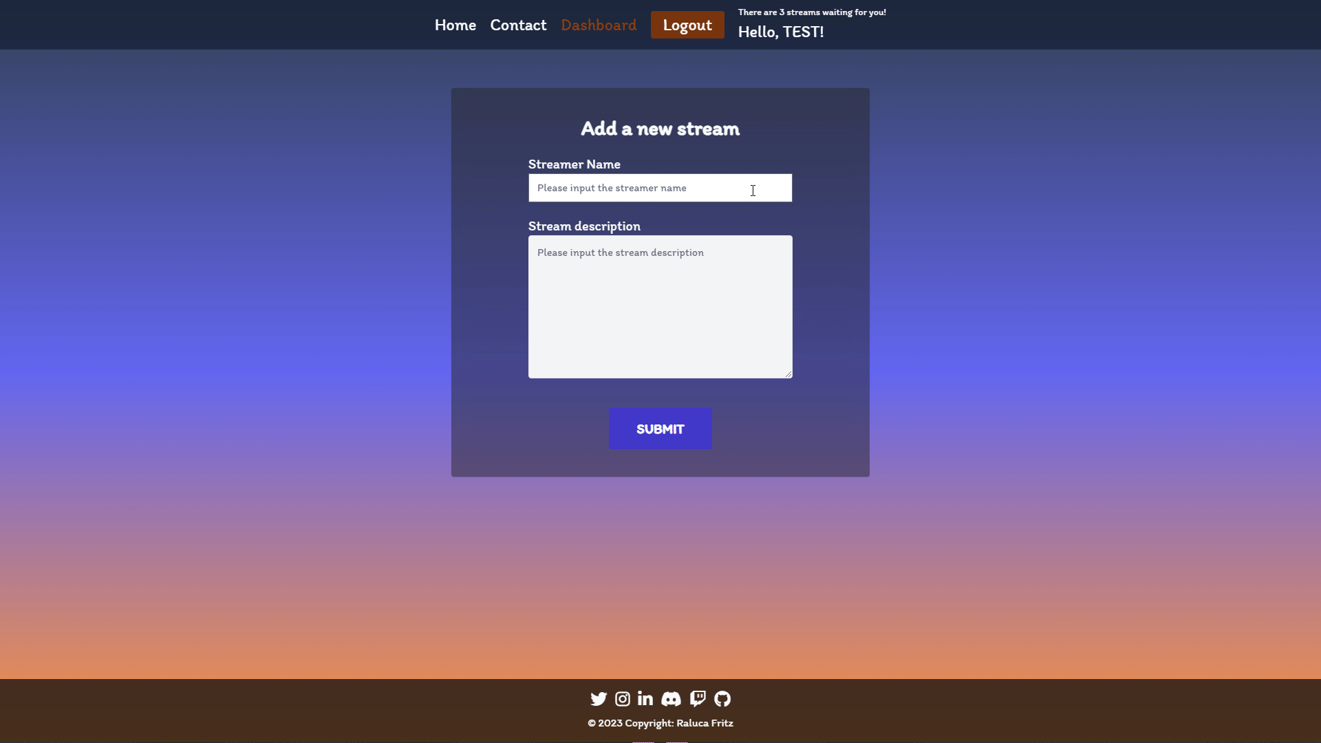 AddStream feature GIF