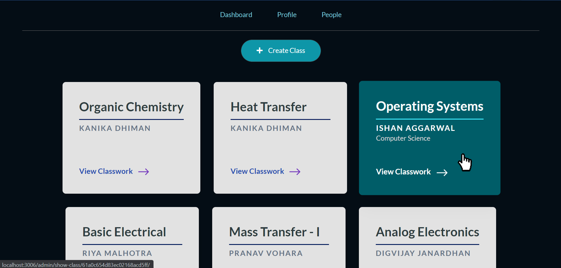 Admin Dashboard