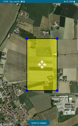interactive polygon example (MapLibre)