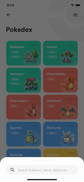 Pokedex Search