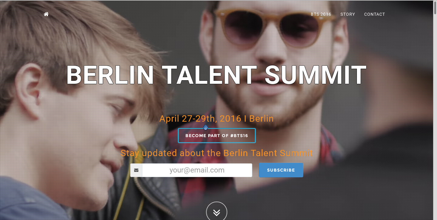 Sito Web Berlin Talent Summit - PIC 1