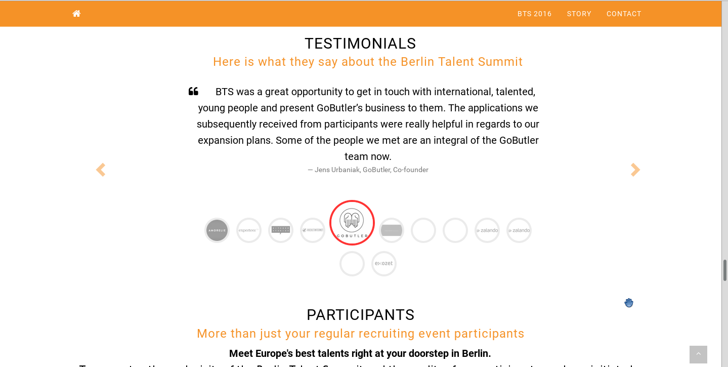 Sito Web Berlin Talent Summit - PIC 6
