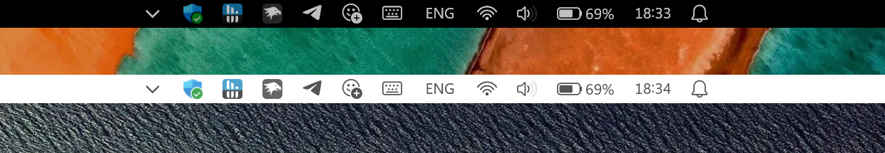 TaskbarToStatusbar