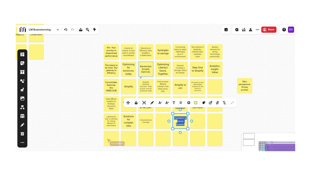Brainstorm session