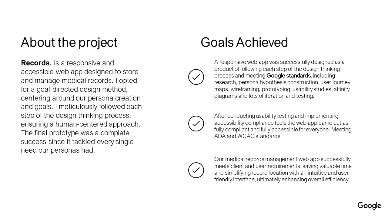 Records project overview