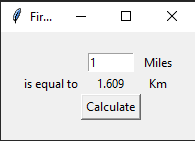 Miles to Kilometers