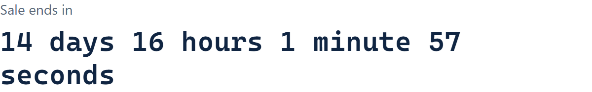 Countdown Timer preview