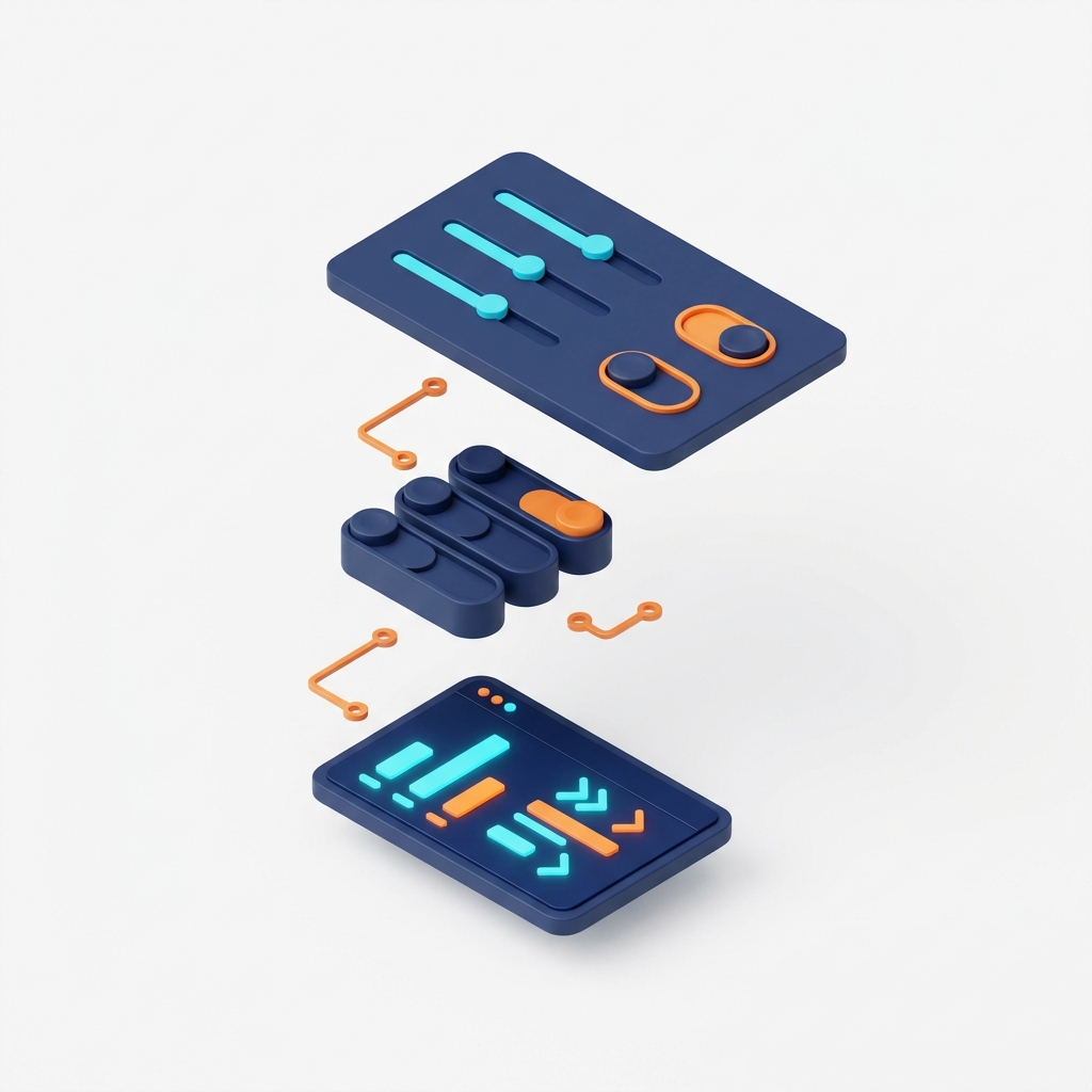 Interactive tooling patterns category illustration