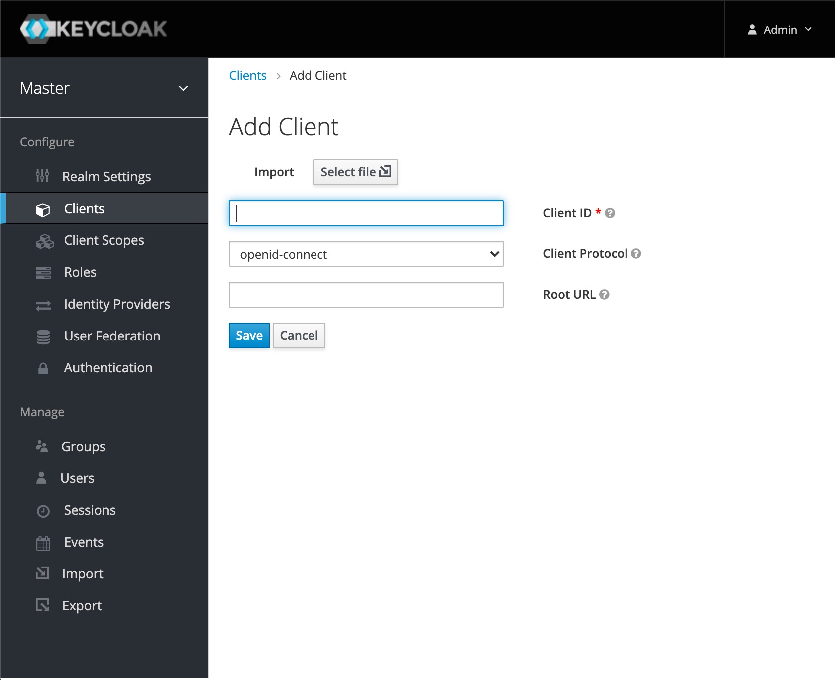 Création du client Oauth2