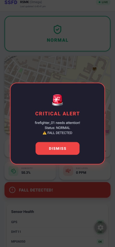 Critical Alert Modal