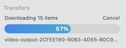 FileFluss Progress bar