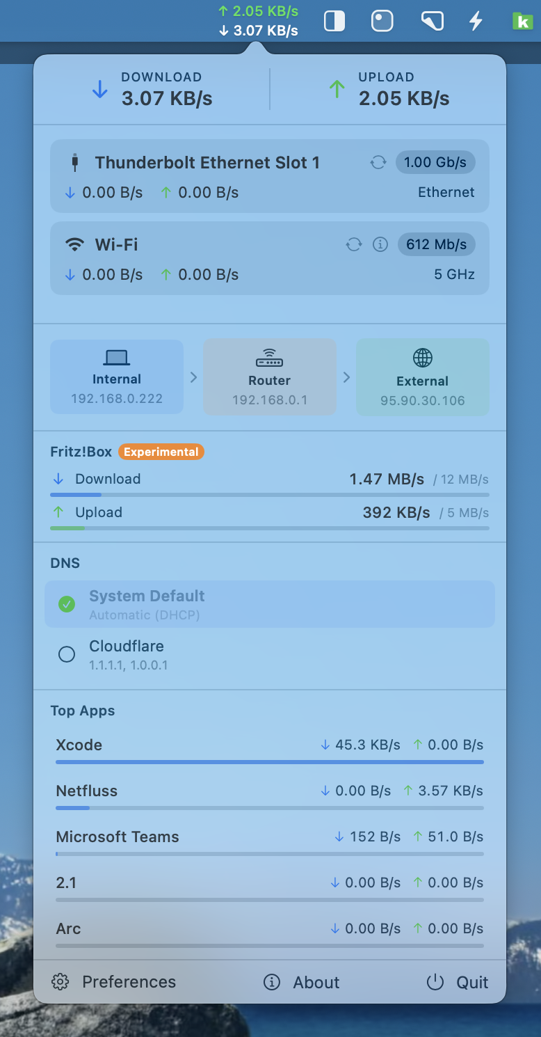 NetFluss screenshot