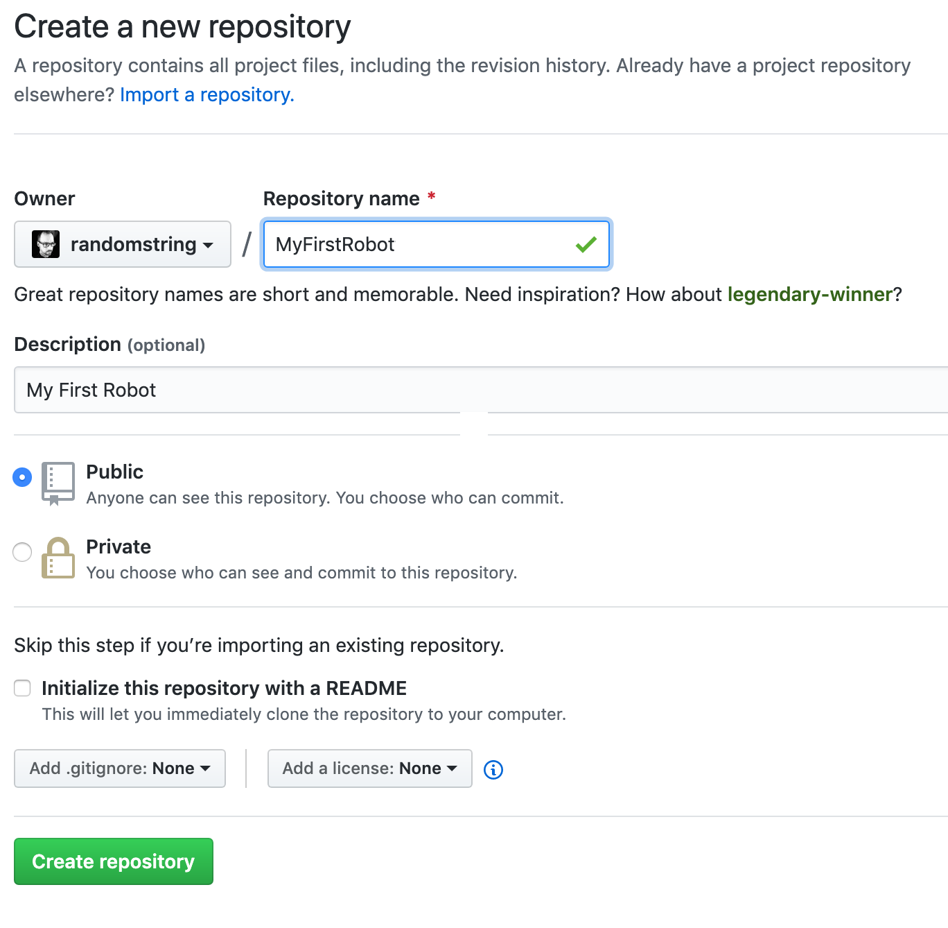 New GitHub repo