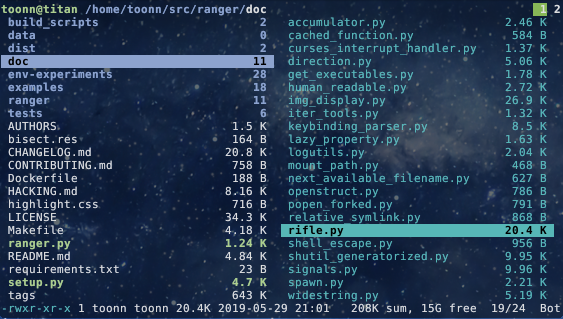 Ranger A Console File Manager With Vi Key Bindings A2z Facts