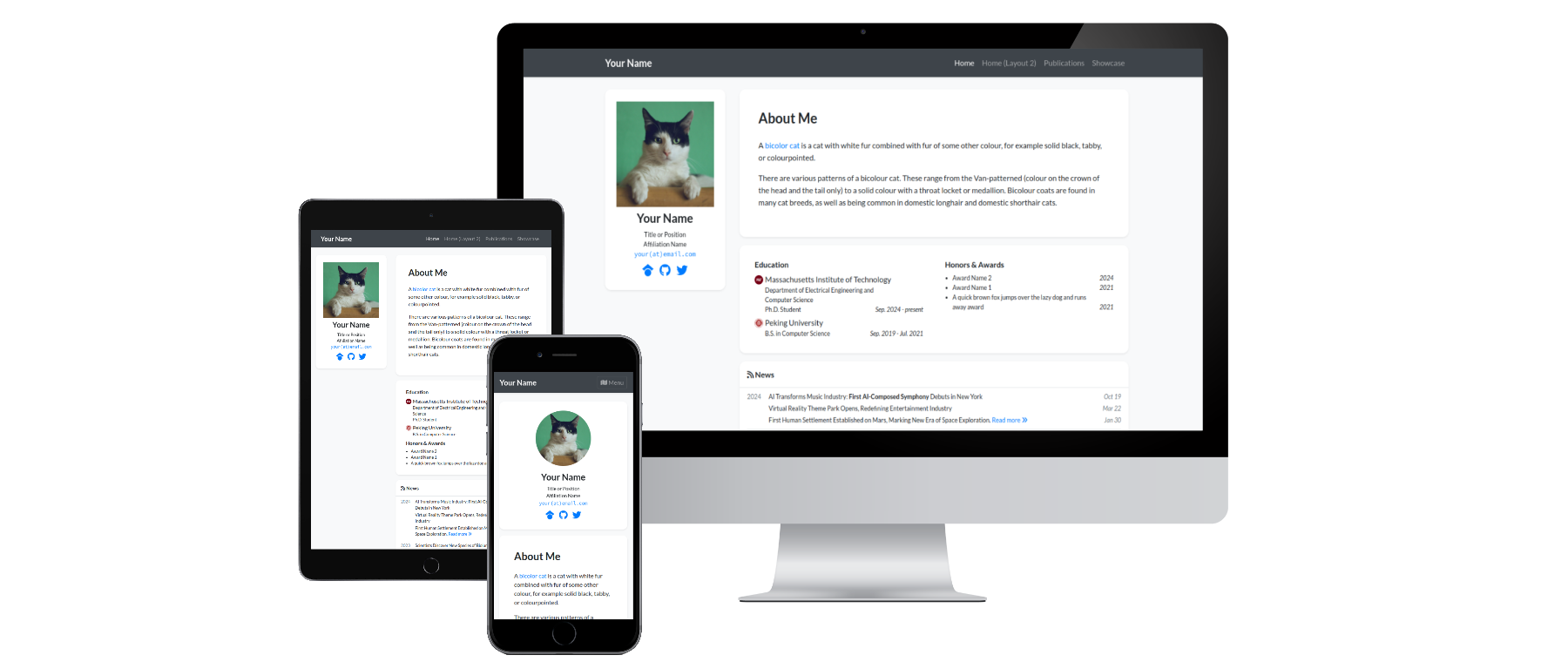 ranhaogong.github.io 网站模板截图
