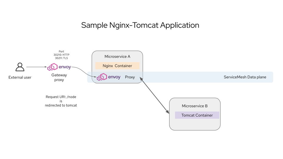 nginx-tomcat container application