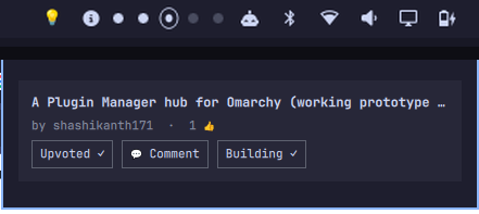 Bar icon and browse panel
