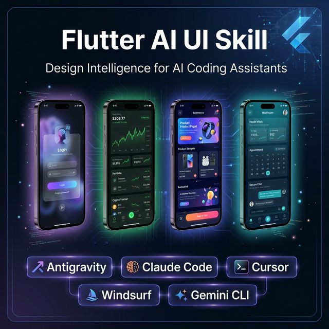 Flutter AI UI Skill — Design Intelligence for AI Coding Assistants