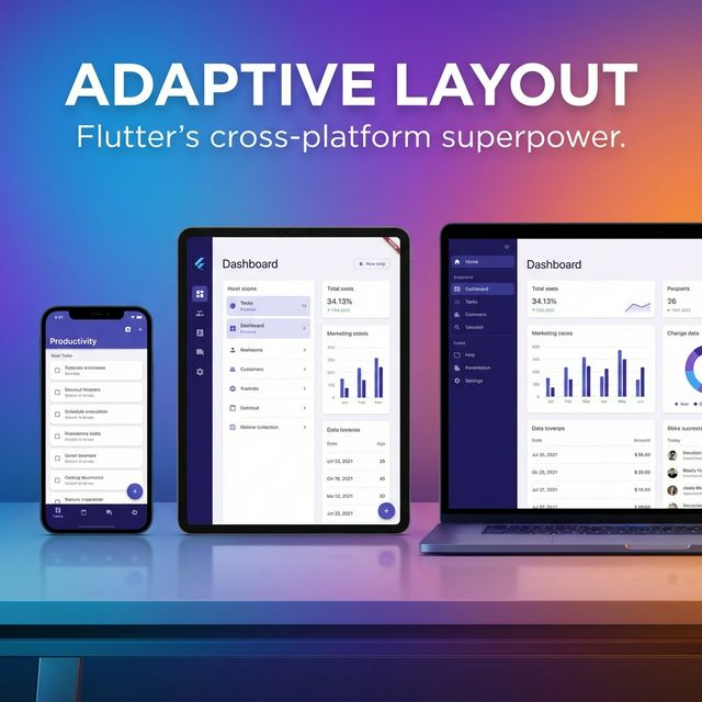Adaptive Layout UI Showcase