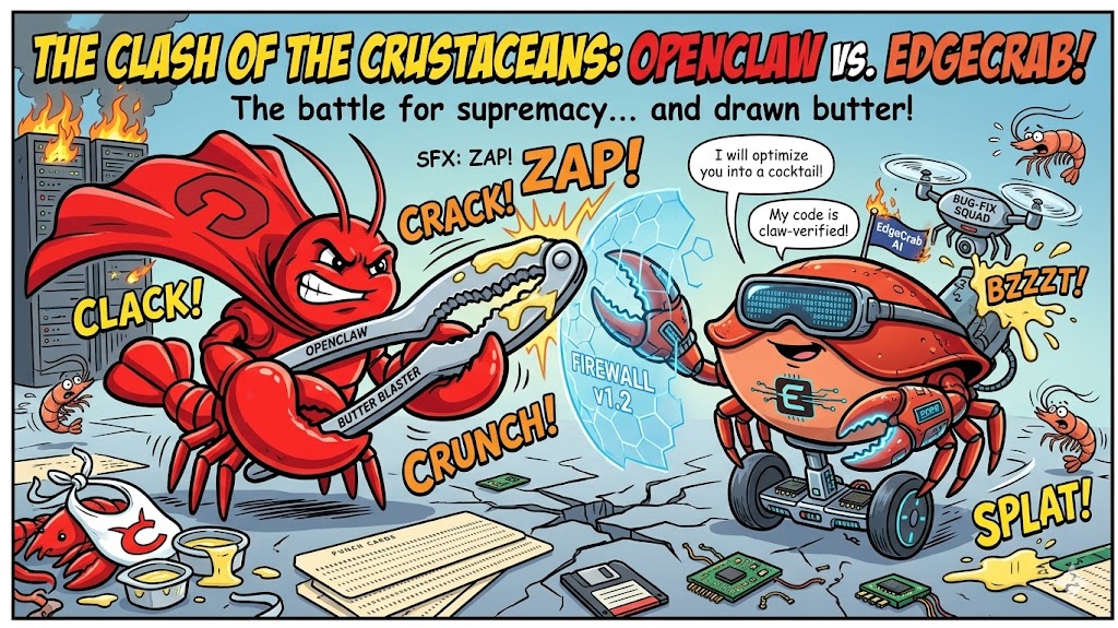 EdgeCrab โ The Clash of the Crustaceans