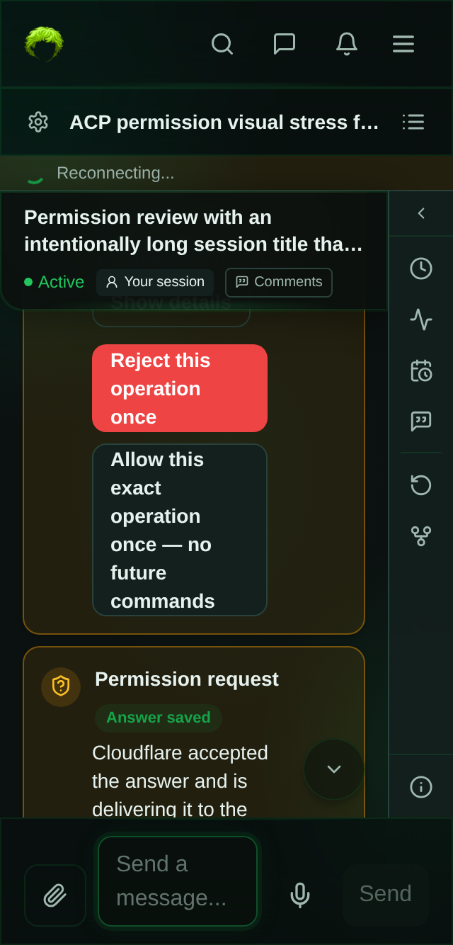 320px saved status