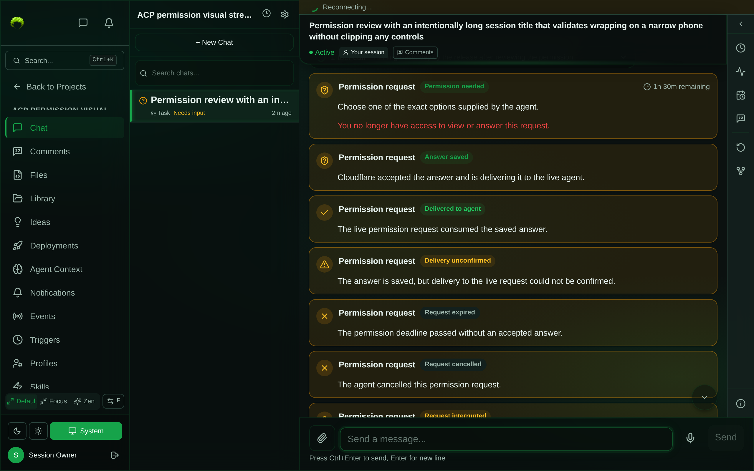 Revoked desktop